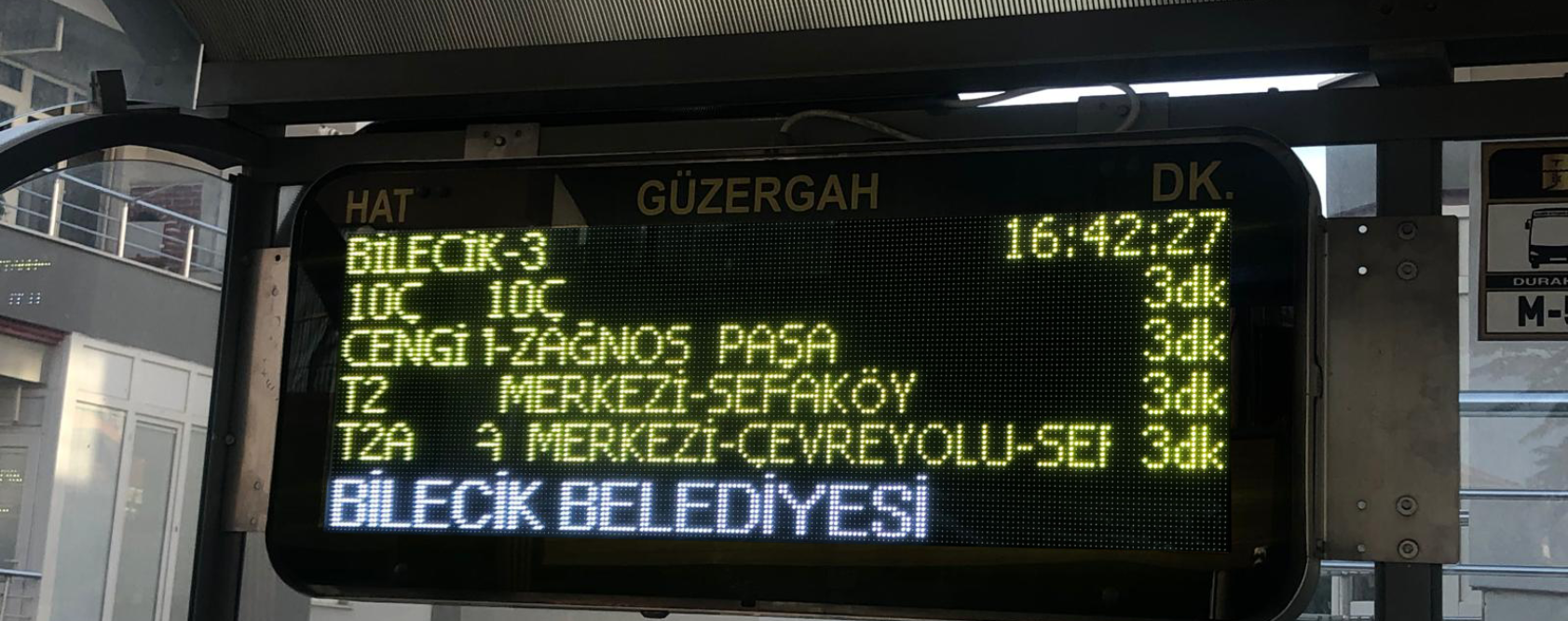 Akıllı Durak Yolcu Bilgilendirme