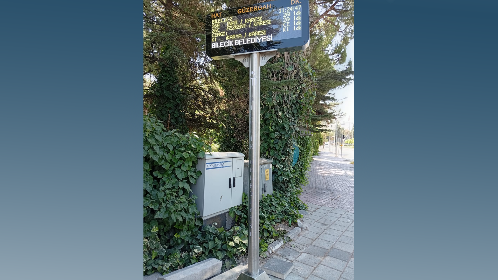 Bilecik'te 10 Adet Akıllı Durak Kurulumunu Tamamladık Image